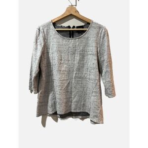 Anthropologie W5 Light Zipper back sweater